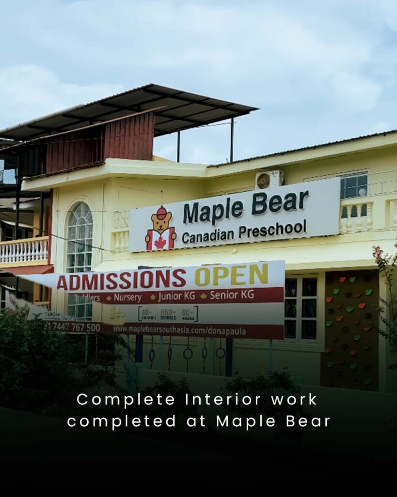 Complete Interior Design Work for Maple Bear School by S.N Interiors