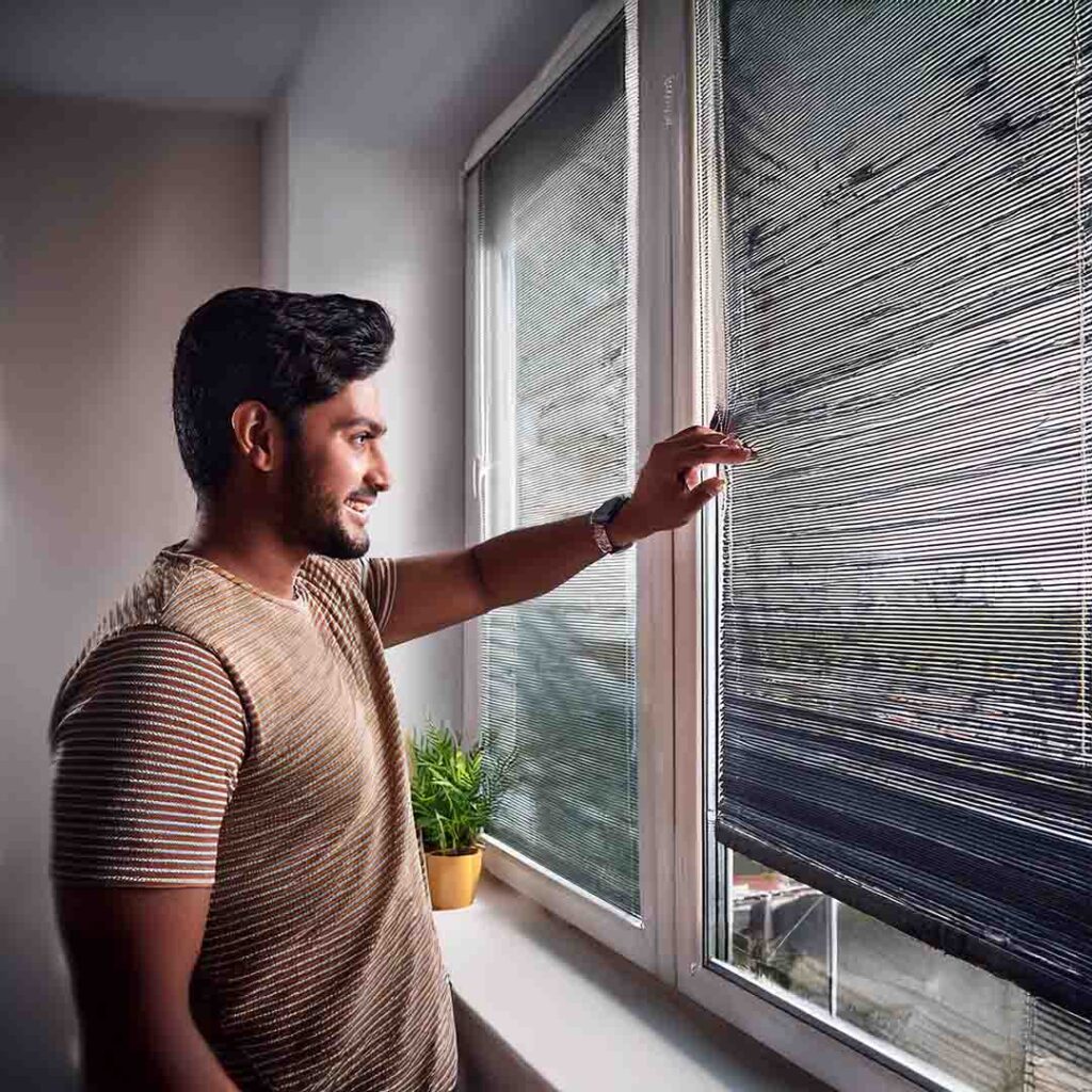 Explore premium zebra blinds at SN Interiors Goa—stylish dual-layer blinds offering light control, privacy, and a modern touch for any space.