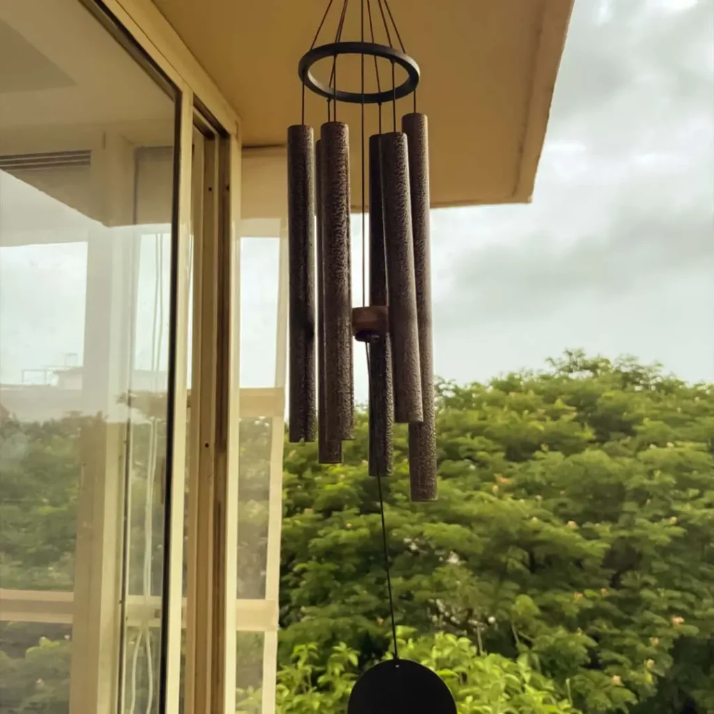 Monsoon blinds installation at gallery home in Panjim by S.N Interiors Goa