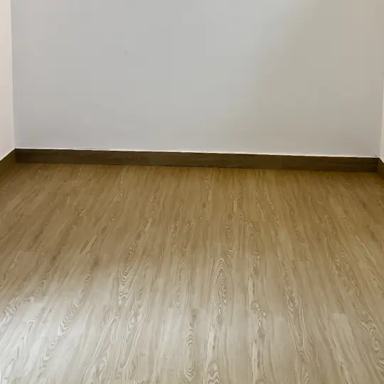 Vinyl flooring installation full view at Saligao, Goa by SN Interiors – durable, stylish, and premium home flooring solutions