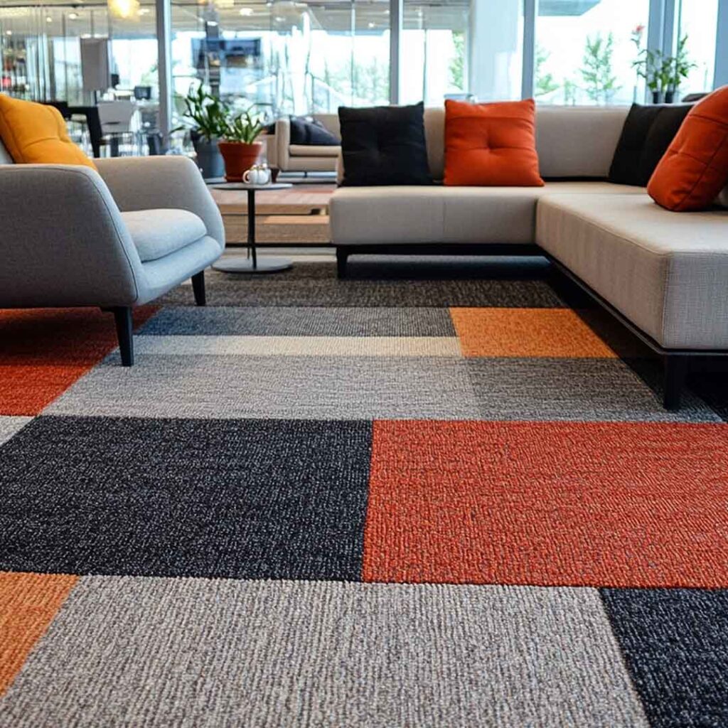 Carpet flooring by SN Interiors Goa – soft, elegant, and durable flooring solutio