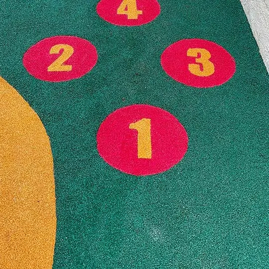 EPDM flooring close-up view by SN Interiors Goa – durable rubber flooring solution