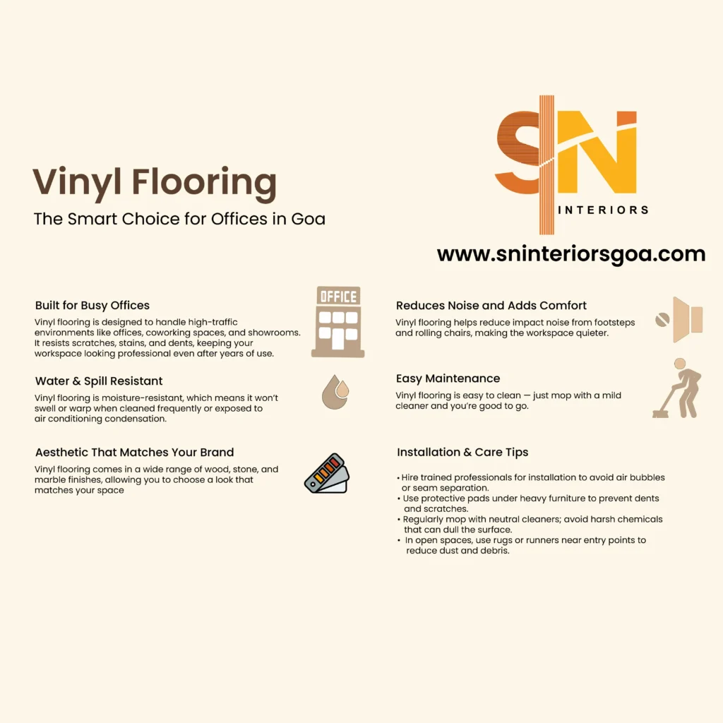 Vinyl Flooring: The Smart Choice for Offices in Goa