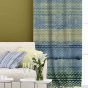 Fashion Emerald Classic Damask Curtains-0004